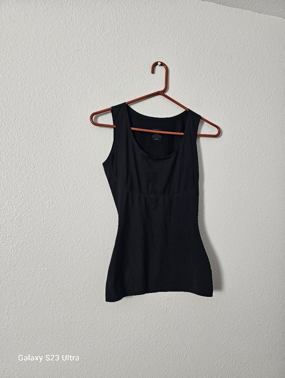 Black Sleeveless  Shapewear Tank Top Sz M
